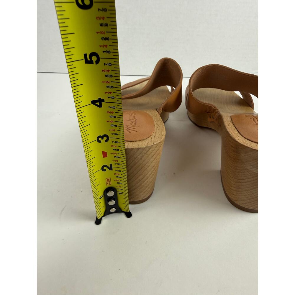 Madewell Stylish Leather Block Heel Sandals - Size 8 - Picture 3 of 8